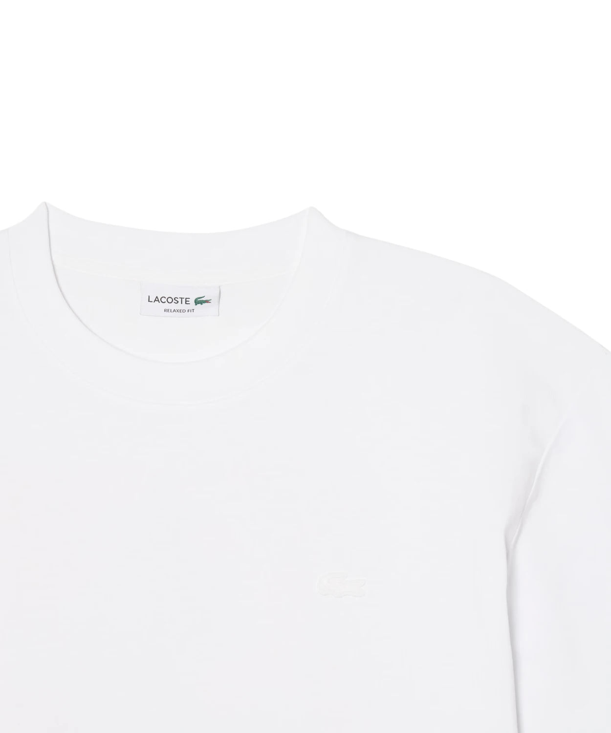 T-shirt Lacoste coupe décontractée en coton avec imprimé tennis