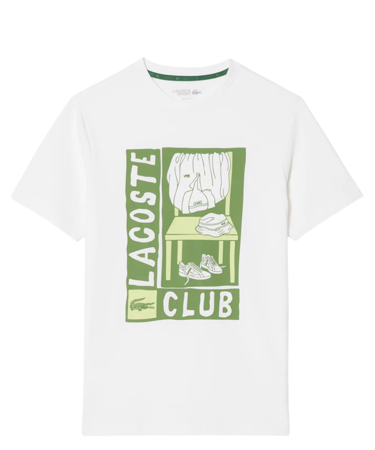 T-Shirt Sportiva Uomo Lacoste con Ultra Dry