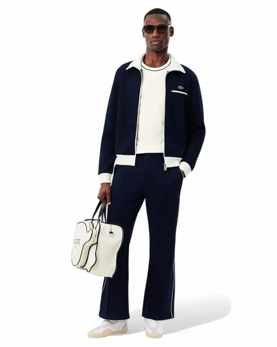 T-shirt Bianca in Piqué Elasticizzato-LACOSTE-T-shirt-Vittorio Citro Boutique