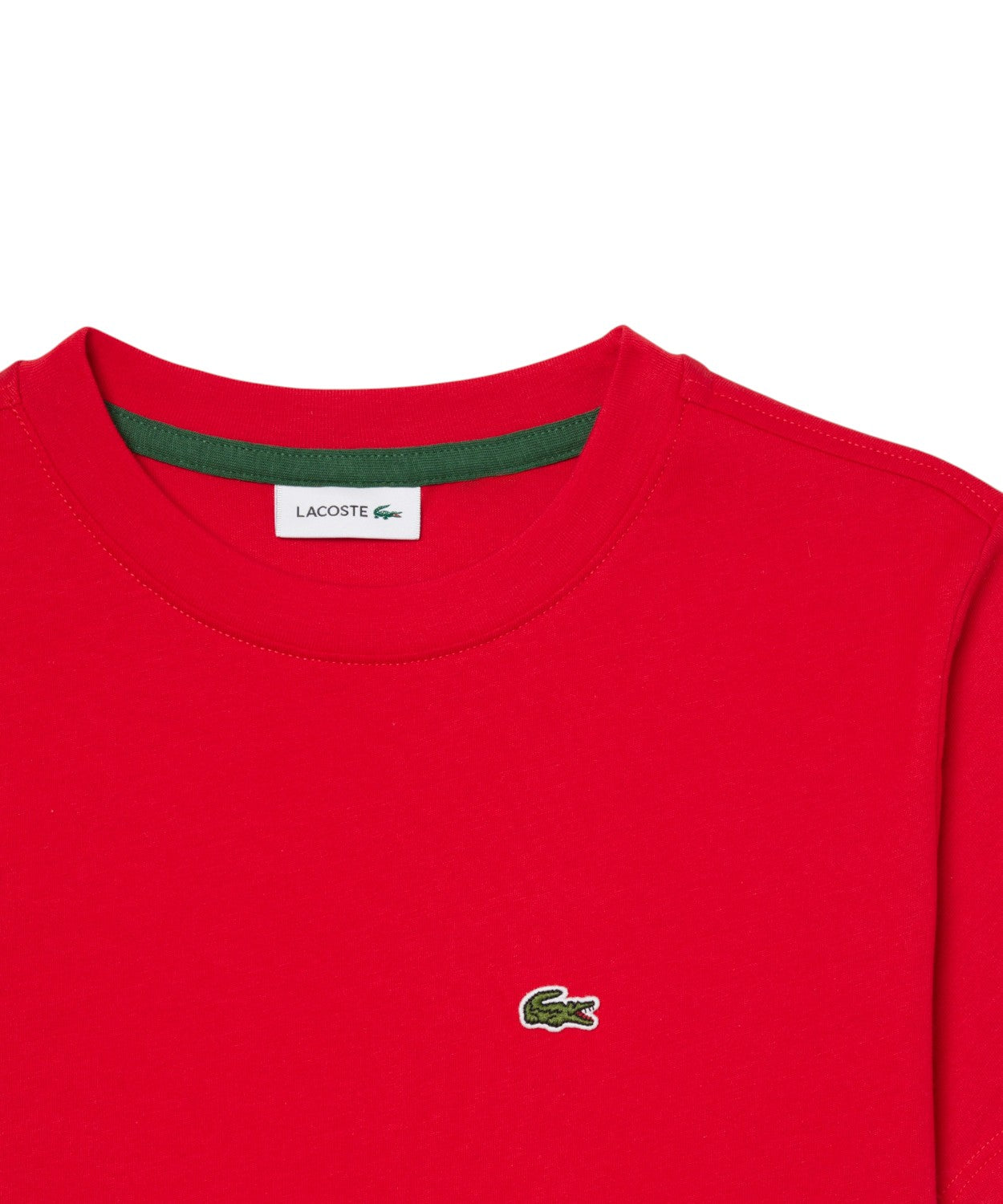 T-shirt Lacoste bambino unisex in cotone