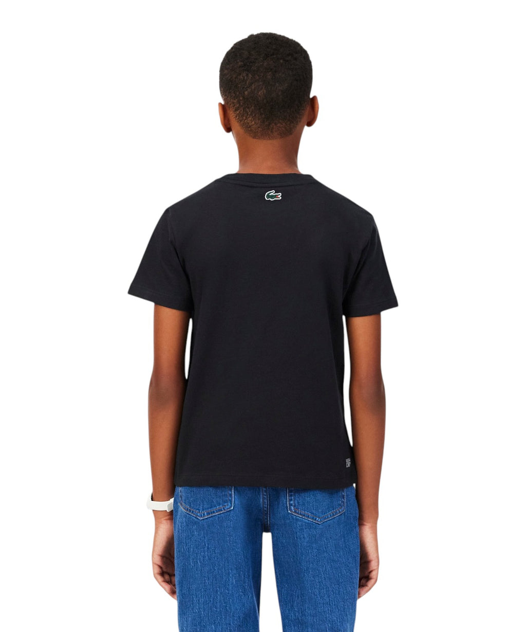 T-shirt sportiva Lacoste bambino unisex con Ultra Dry