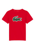 T-shirt sportiva Lacoste bambino unisex con Ultra Dry