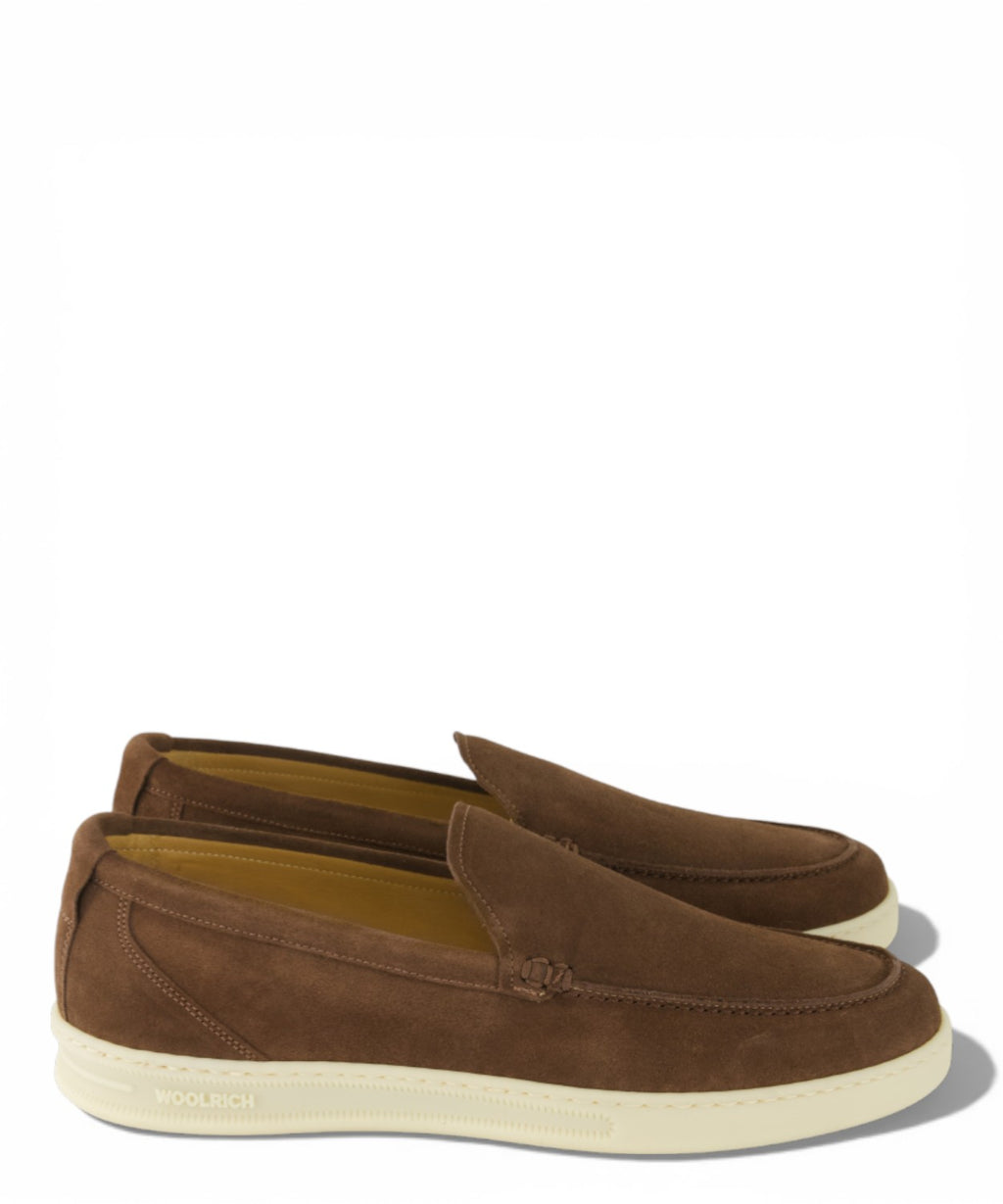 Mocassins Homme Slip-On en Daim Woolrich