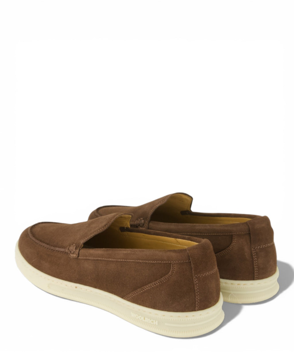 Mocassins Homme Slip-On en Daim Woolrich