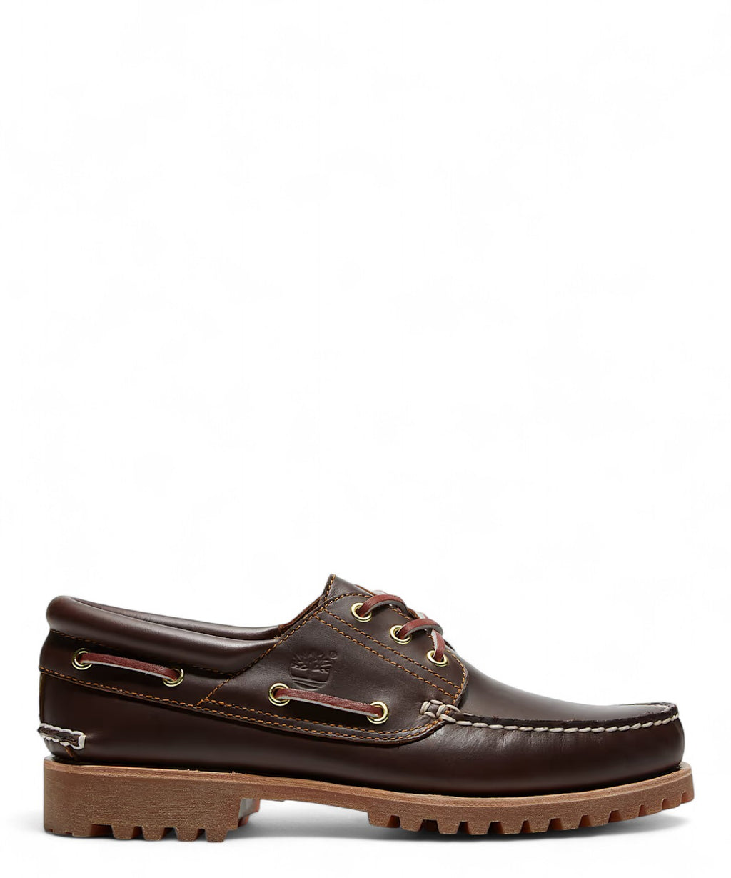 Timberland® Chaussures bateau authentiques 3 œillets cousues main en cuir