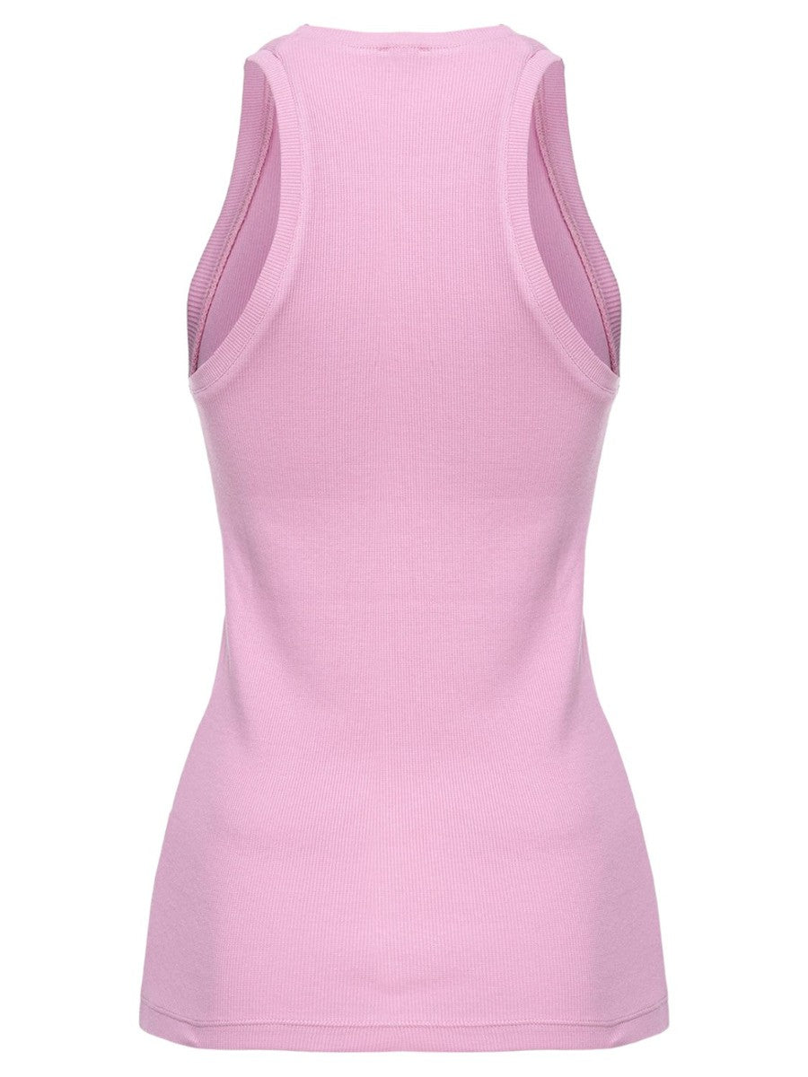 Canottiera a costine Distinto-Pinko-Top-Vittorio Citro Boutique