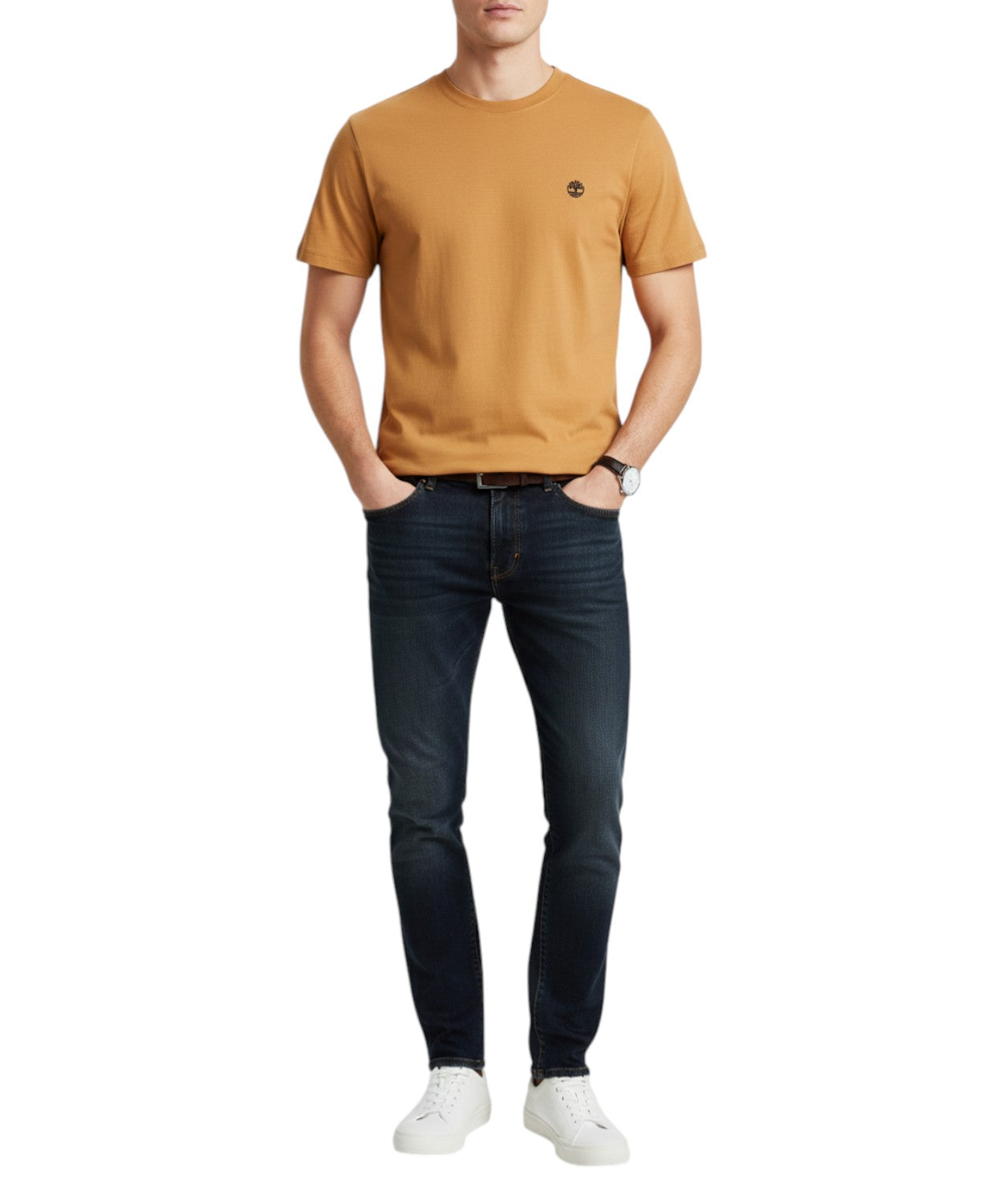 T-shirt Timberland Uomo Slim Fit in Cotone