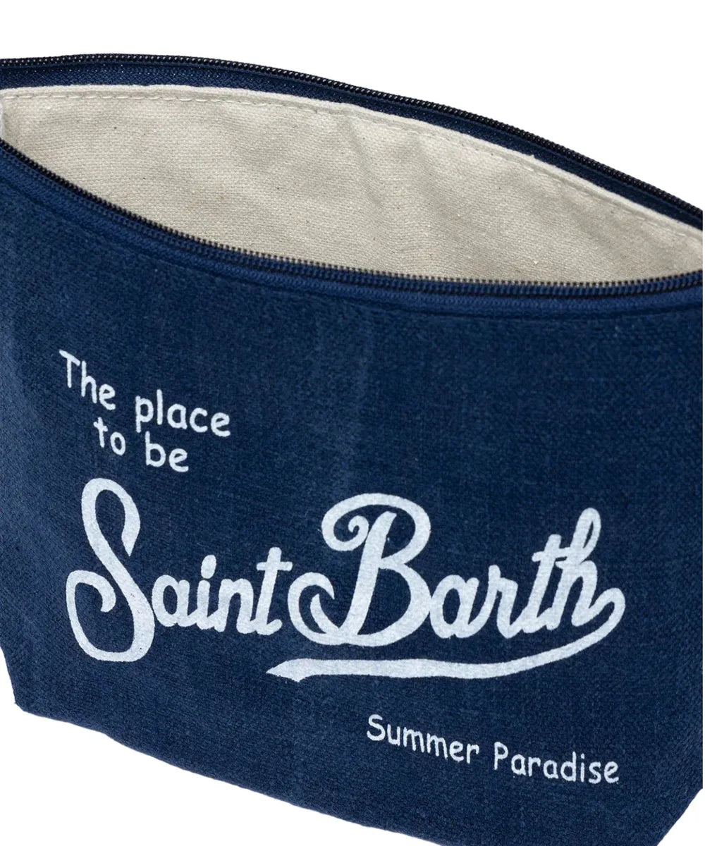 Pochette in lino Aline-Pochette-Mc2 Saint Barth-Vittorio Citro Boutique