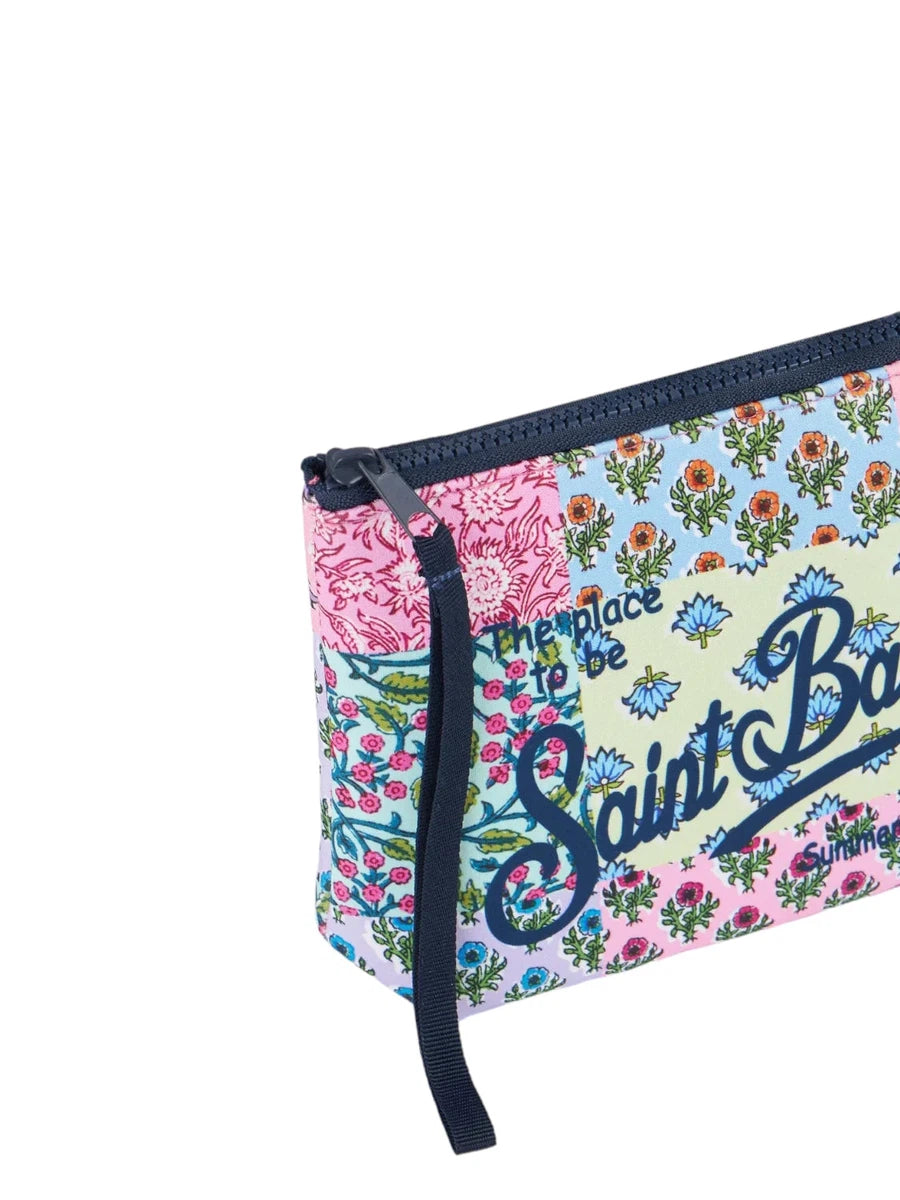 Pochette in scuba a fiori Aline-Mc2 Saint Barth-Pochette-Vittorio Citro Boutique