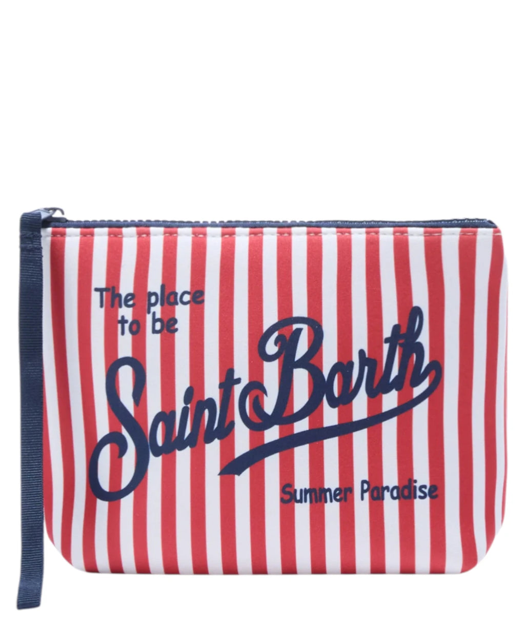 Pochette Aline MC2 Saint Barth en néoprène avec logo