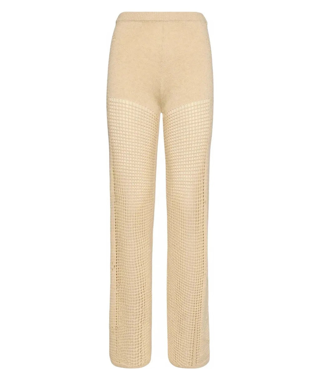 Pantaloni Flare Alva in Maglia Crochet-Mc2 Saint Barth-Pantaloni-Vittorio Citro Boutique