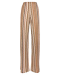 Pantaloni Donna Amalia a Gamba Larga in Maglia Raschel Chevron-Mc2 Saint Barth-Pantaloni-Vittorio Citro Boutique