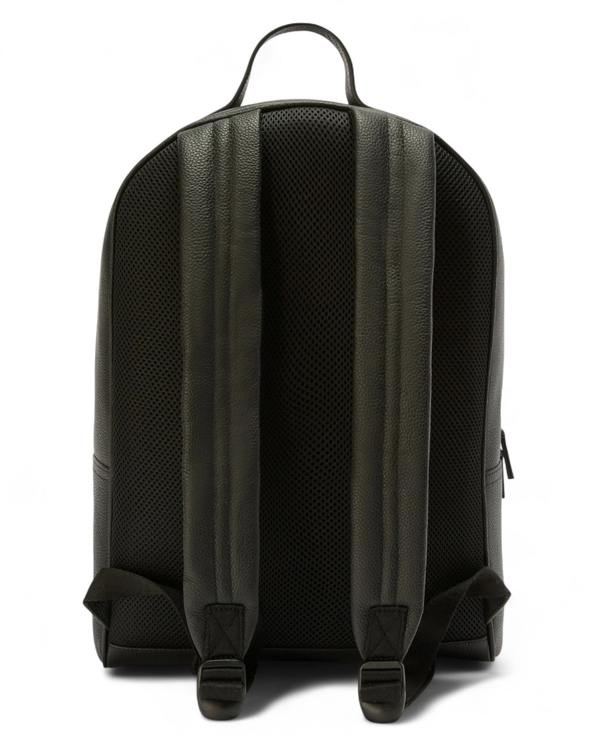 Backpack in pelle grain con logo-Mc2 Saint Barth-Zaini-Vittorio Citro Boutique