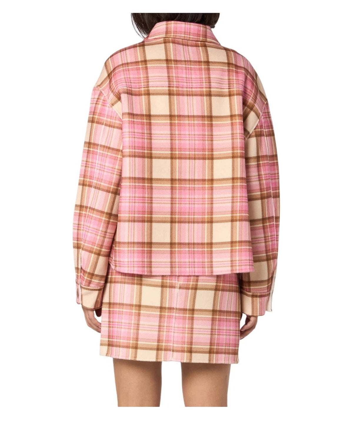 Camicia Corta Bonnibell con Stampa Tartan Rosa-Mc2 Saint Barth-Camicie-Vittorio Citro Boutique