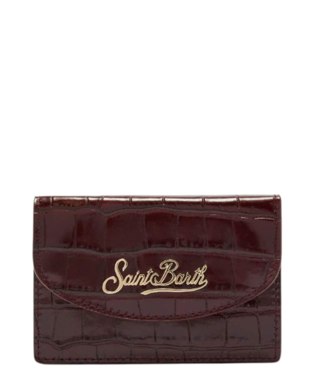 Porte-cartes MC2 Saint Barth en cuir imprimé crocodile