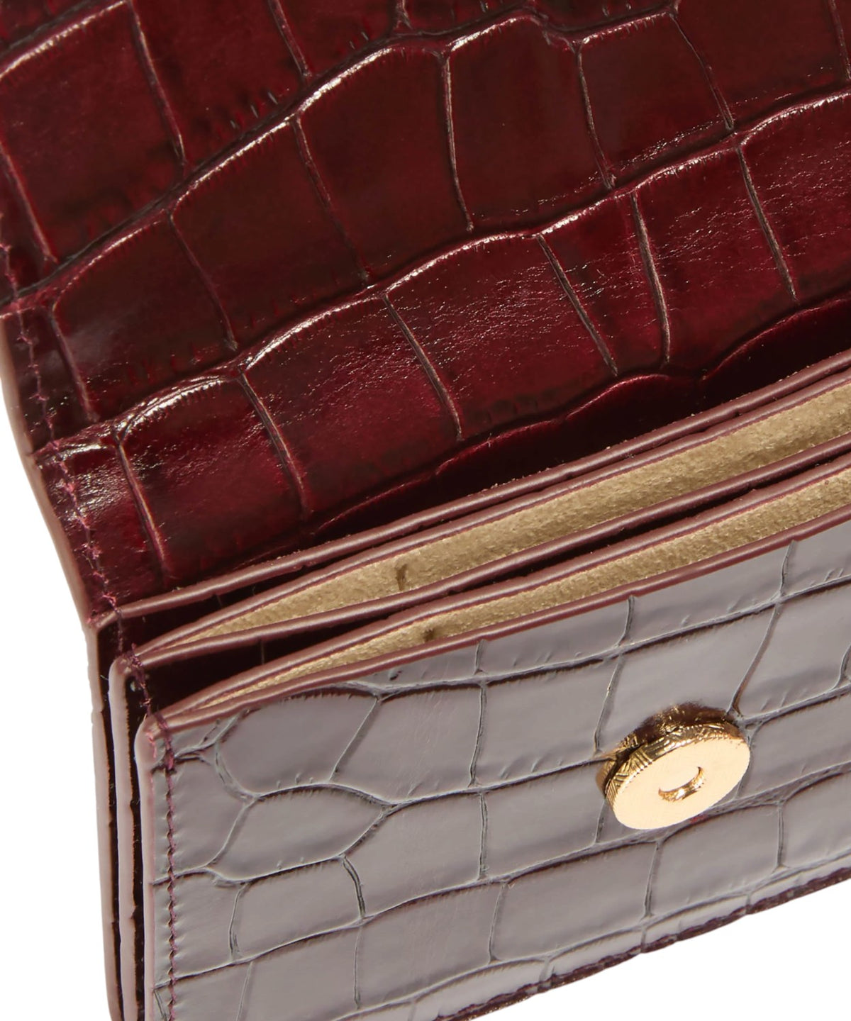 Porte-cartes MC2 Saint Barth en cuir imprimé crocodile