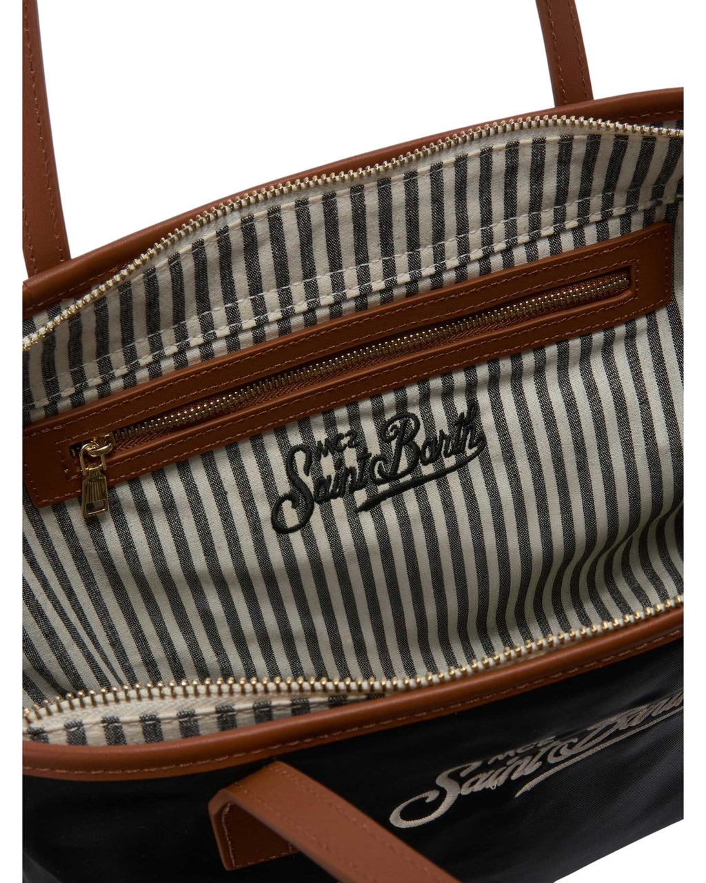 Sac City Medium Nylon Noir MC2 Saint Barth