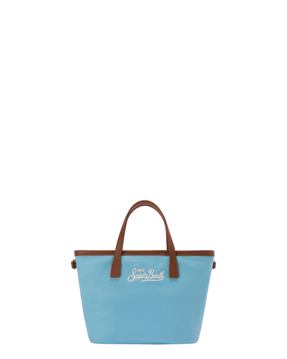 Borsa City Mini MC2 Saint Barth Azzurra in Nylon