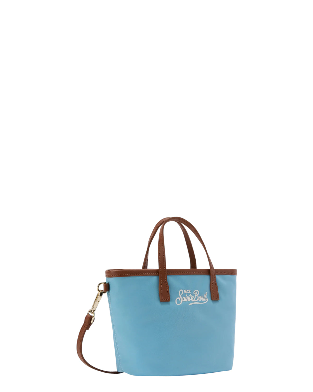 Borsa City Mini MC2 Saint Barth Azzurra in Nylon