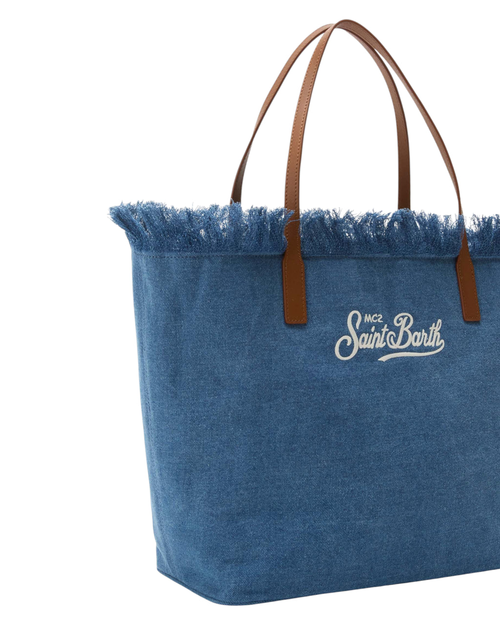 Sac Denim Bleu Femme avec Franges et Zip | City Regular
