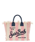 Sac Colette Stripes MC2 Saint Barth en toile