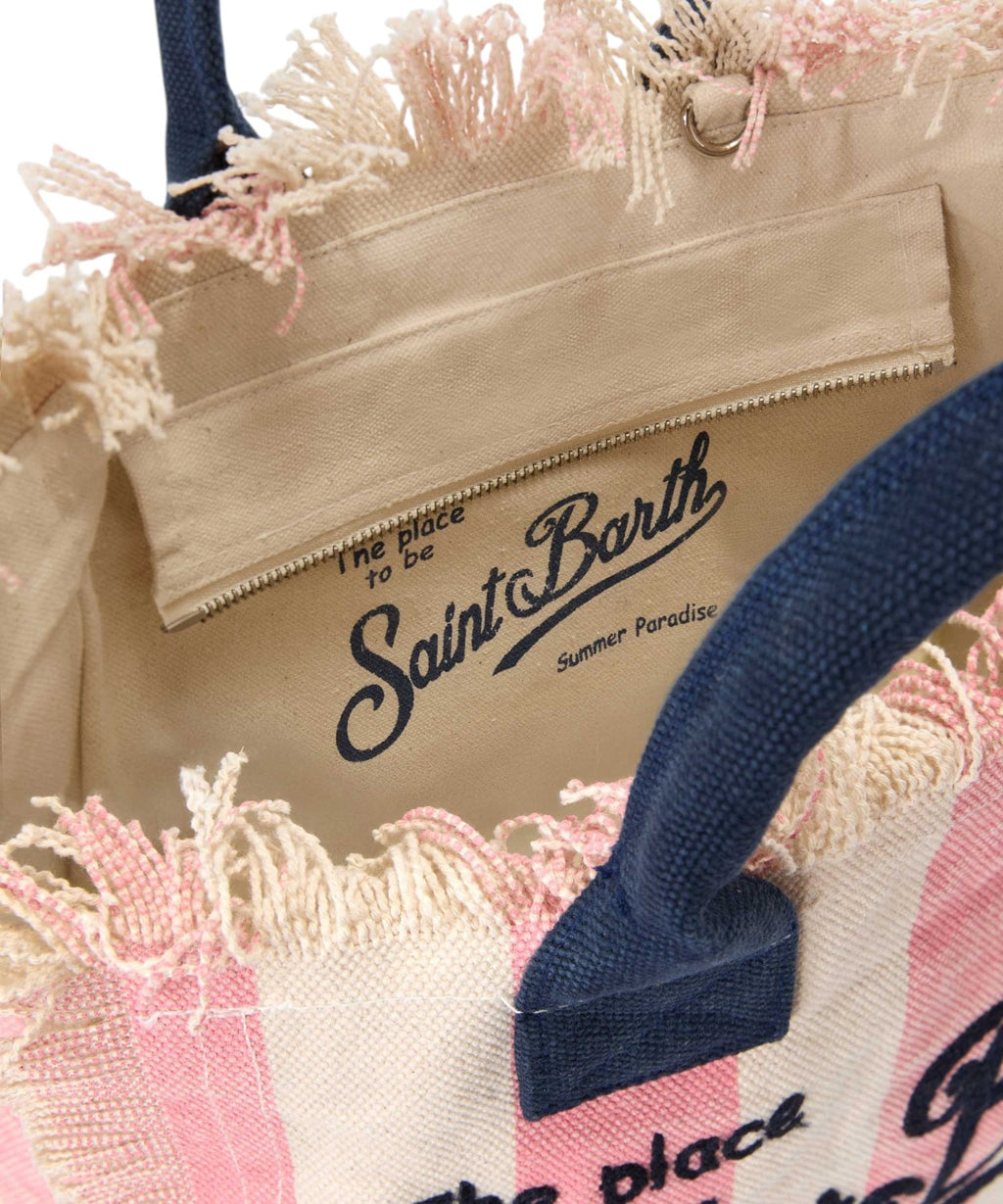 Sac Colette Stripes MC2 Saint Barth en toile