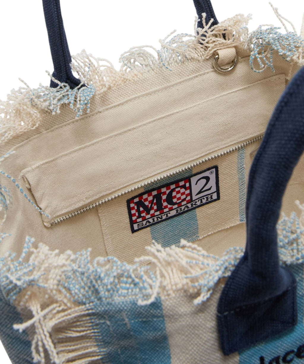 Sac Colette Stripes MC2 Saint Barth en toile