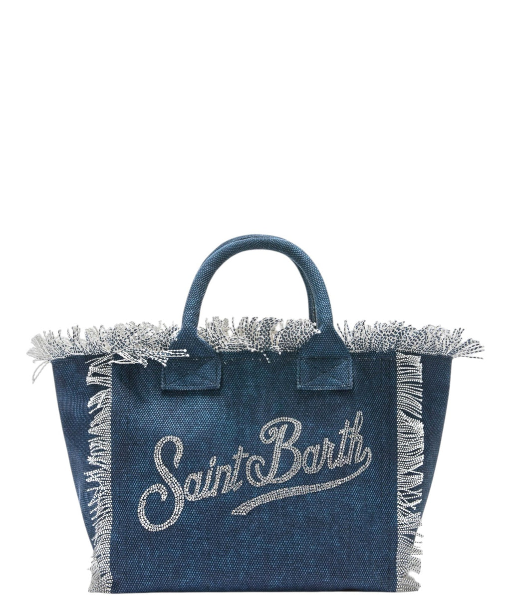 Sac Colette MC2 Saint Barth en toile avec logo strass