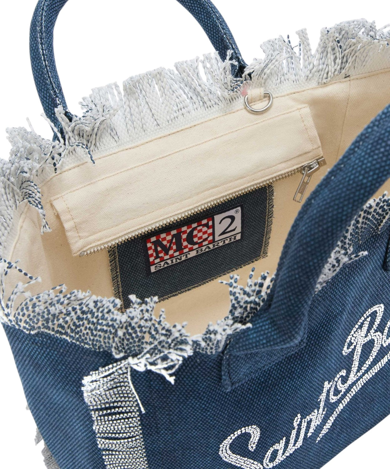 Sac Colette MC2 Saint Barth en toile avec logo strass