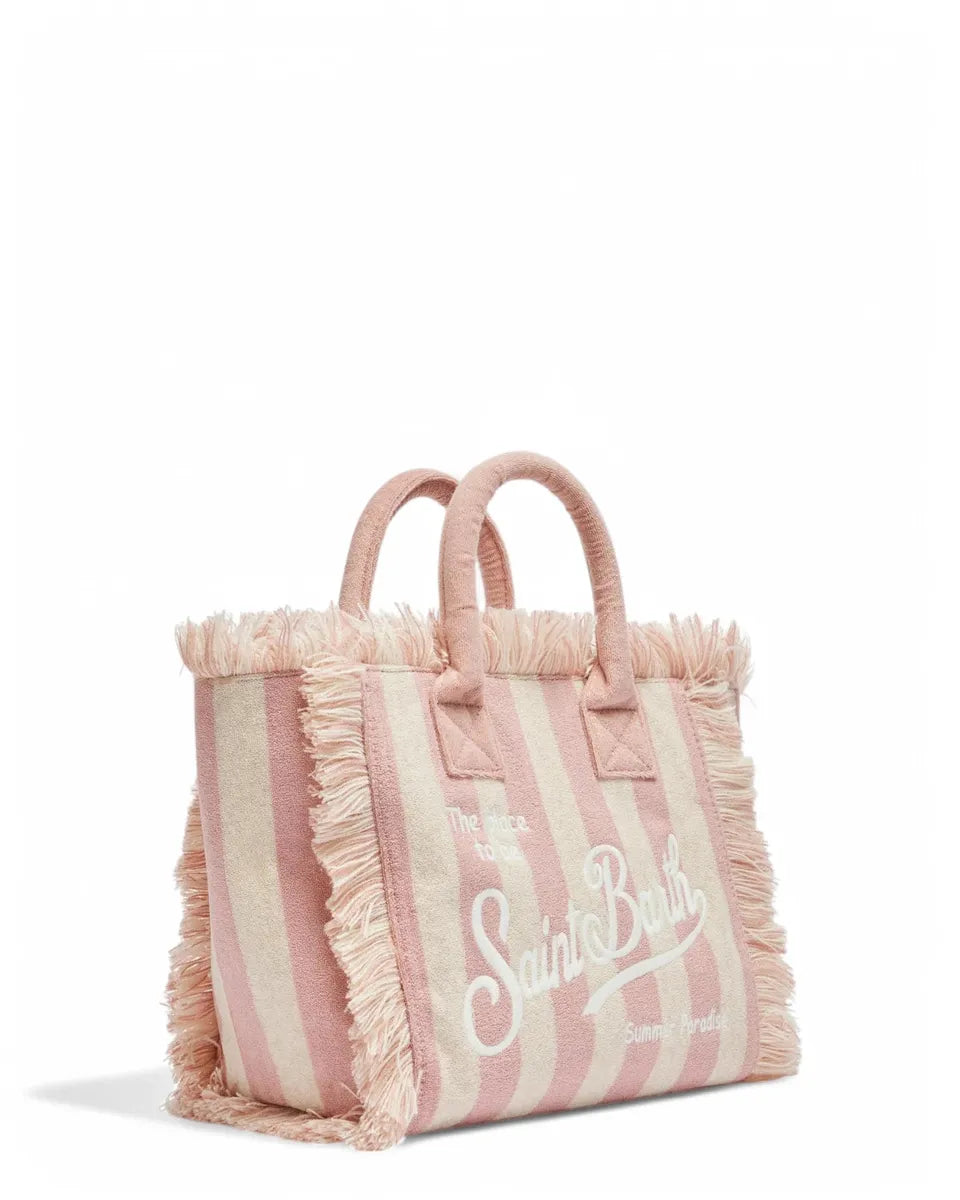 Borsa Colette in Spugna a Righe Azzurre-Borse a mano-Mc2 Saint Barth-Vittorio Citro Boutique