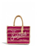 Borsa Colette in Rafia Multicolore con Logo Ricamato-Mc2 Saint Barth-Borse a spalla-Vittorio Citro Boutique