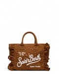 Borsa Colette Volant in pizzo Sangallo con tracolla staccabile-Borse a mano-Mc2 Saint Barth-Vittorio Citro Boutique