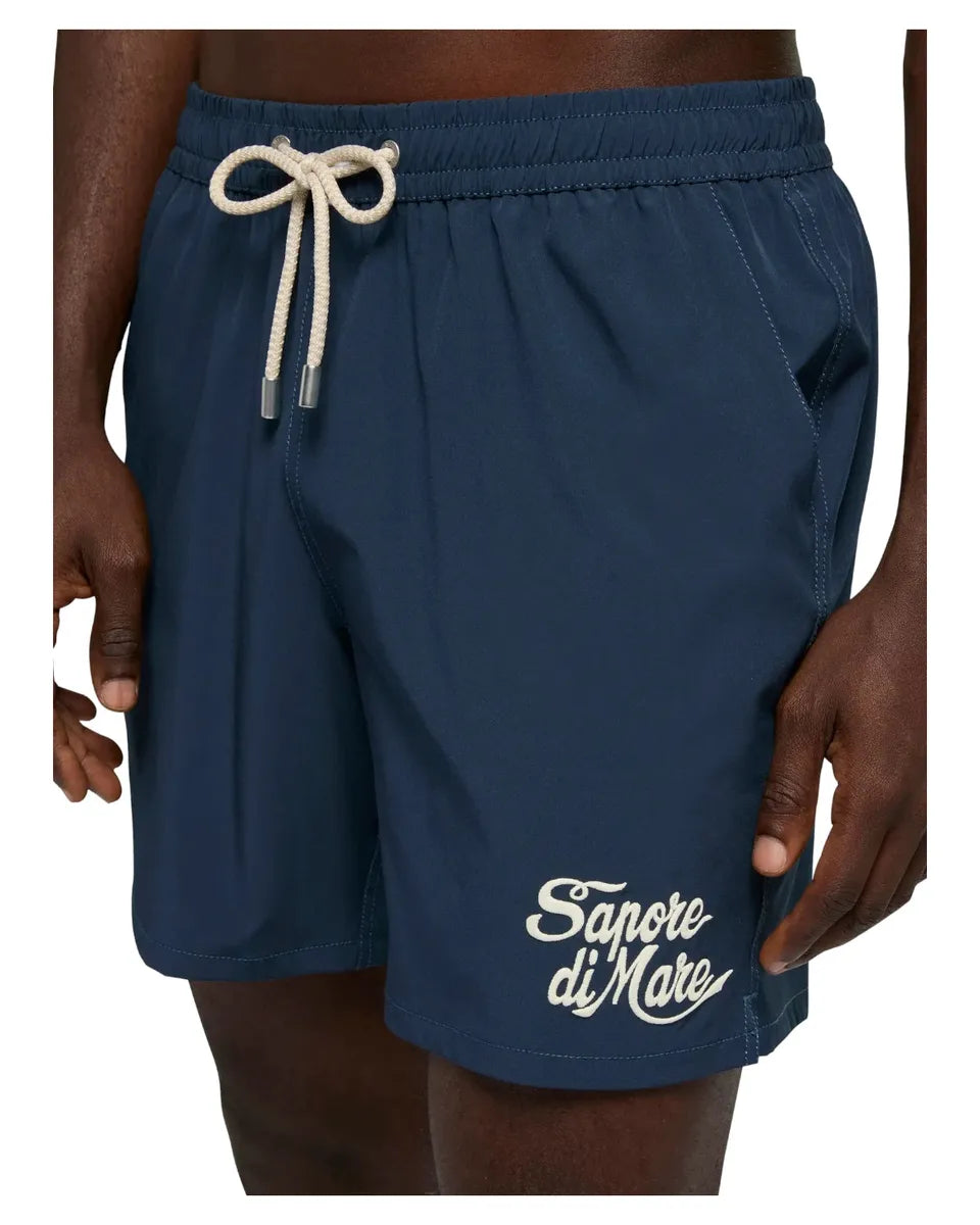 Costume Mare con Ricamo "Sapore di Mare"-Mc2 Saint Barth-Costumi da bagno-Vittorio Citro Boutique