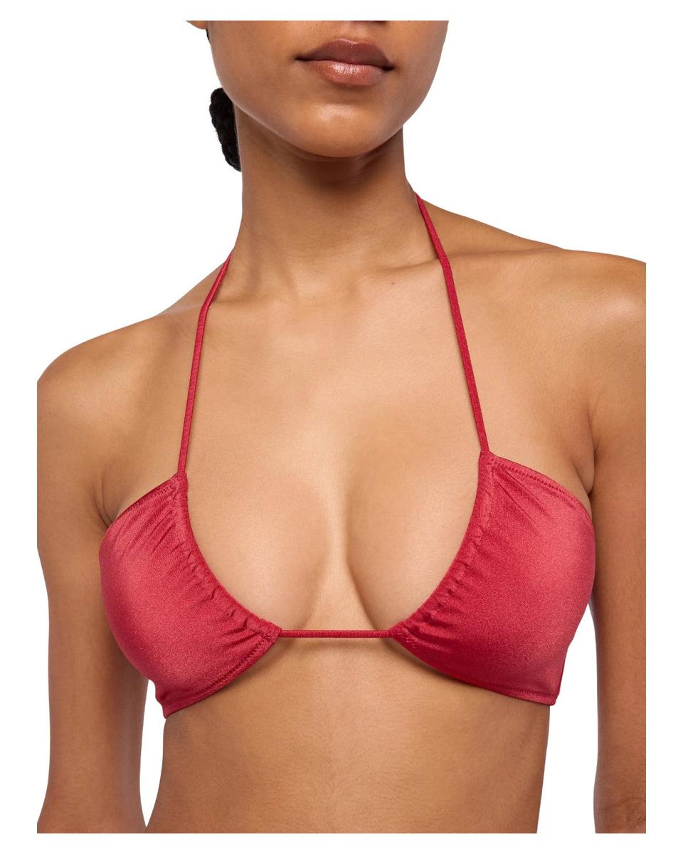 Top Fascia Donna Dahlia Rosso Mattone Shimmer-Mc2 Saint Barth-Costumi da bagno-Vittorio Citro Boutique
