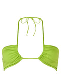 Top Mare a Fascia Dahlia Verde Lime-Mc2 Saint Barth-Costumi da bagno-Vittorio Citro Boutique