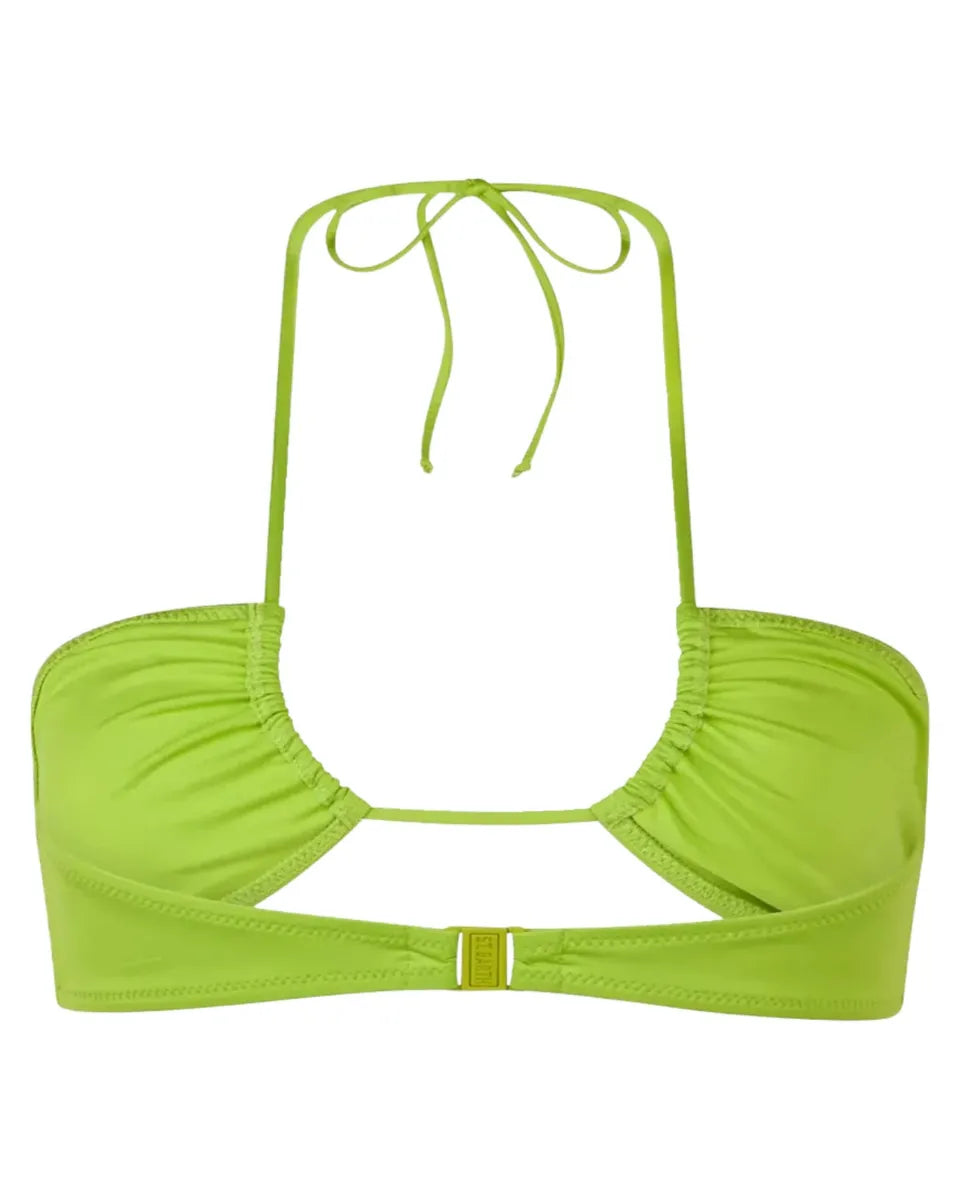 Top Mare a Fascia Dahlia Verde Lime-Mc2 Saint Barth-Costumi da bagno-Vittorio Citro Boutique