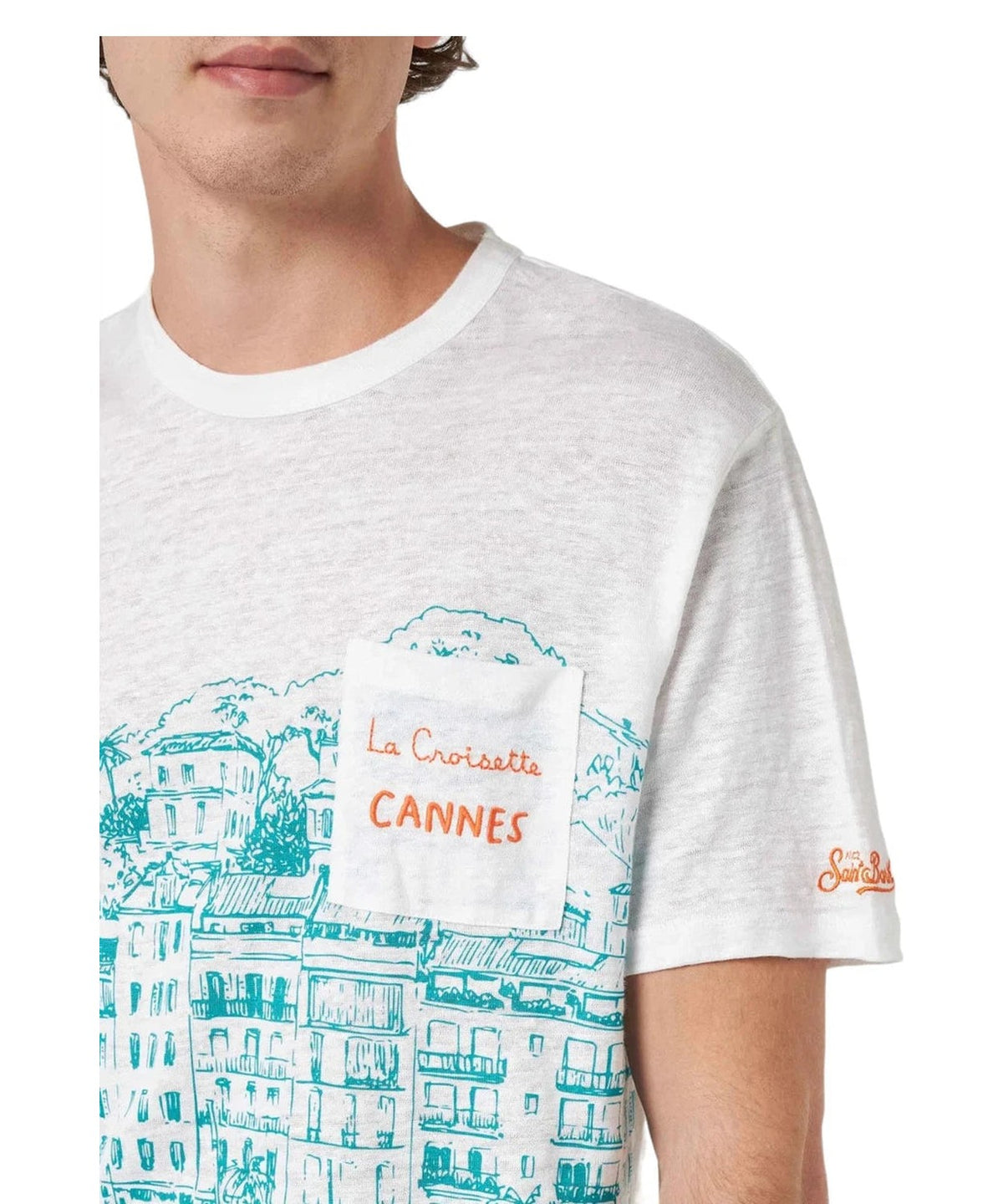 T-Shirt Uomo Ecstasea in Lino-Mc2 Saint Barth-Maglieria-Vittorio Citro Boutique