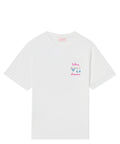 T-shirt Emilie MC2 Saint Barth avec broderie strass Bikini Obsession