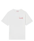 T-shirt Emilie MC2 Saint Barth avec broderie et corne appliquée