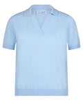 Polo Evonne in Cotone Crema Lavorata a Maglia-Polo-Mc2 Saint Barth-Vittorio Citro Boutique