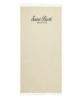 Serviette de plage MC2 Saint Barth avec franges et logo