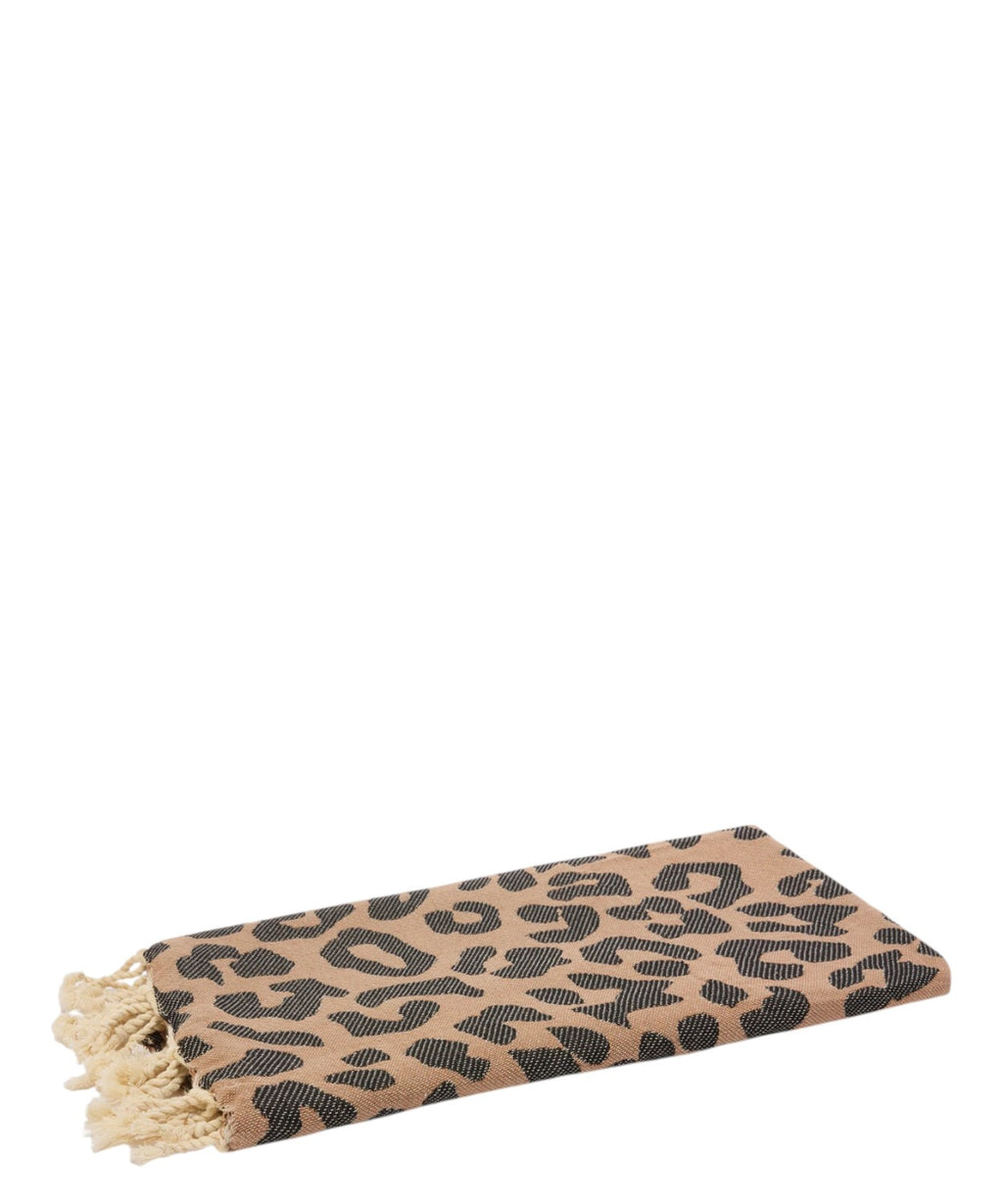 Serviette de plage MC2 Saint Barth avec franges et logo