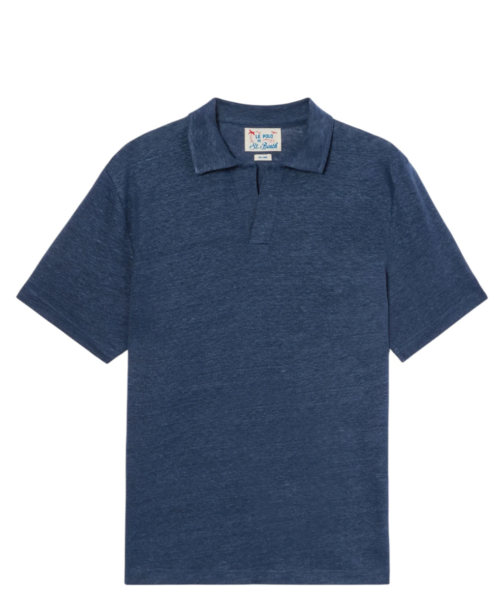 Polo homme MC2 Saint Barth en lin