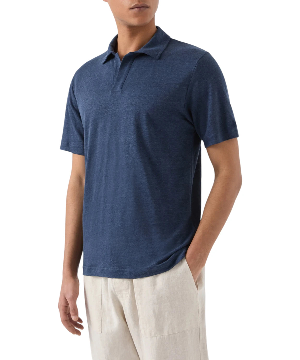 Polo homme MC2 Saint Barth en lin