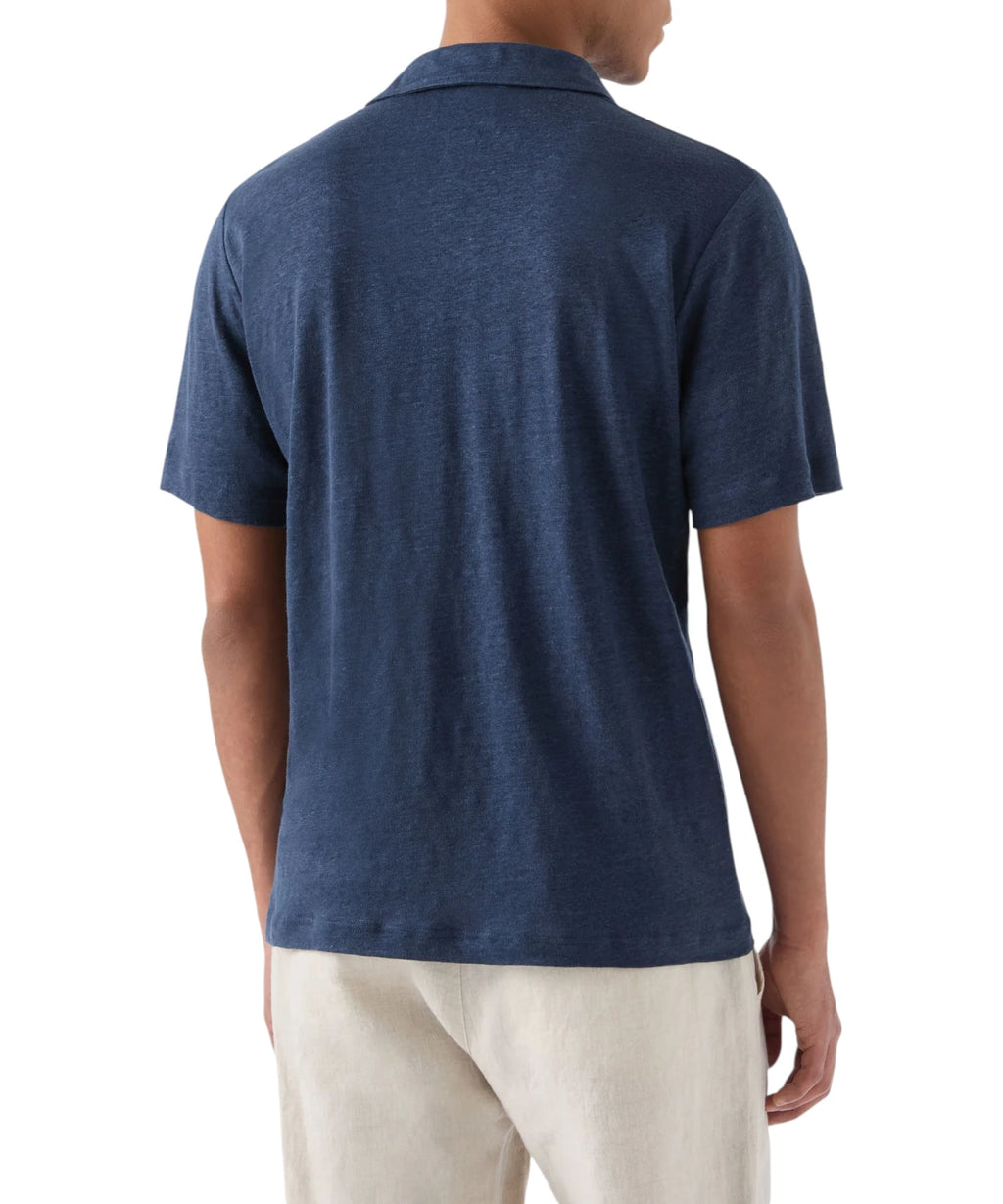 Polo homme MC2 Saint Barth en lin