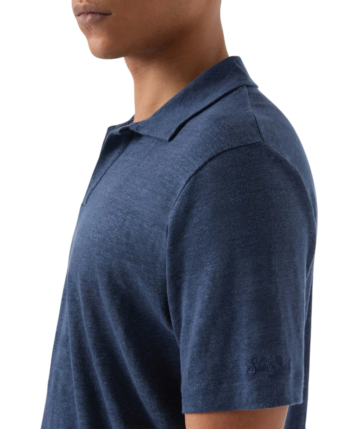 Polo homme MC2 Saint Barth en lin