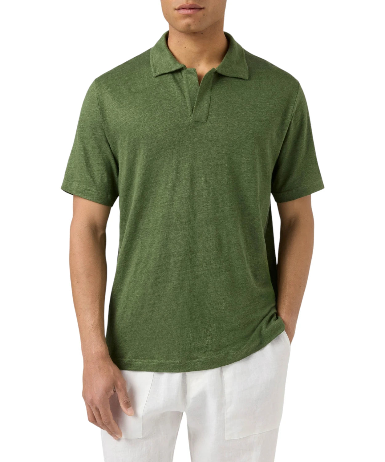Polo Homme MC2 Saint Barth en Lin