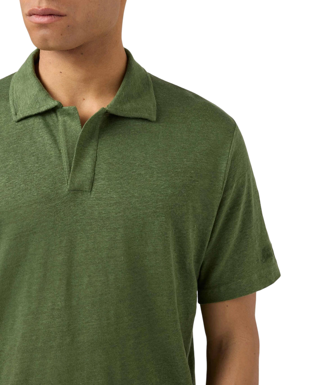 Polo Homme MC2 Saint Barth en Lin