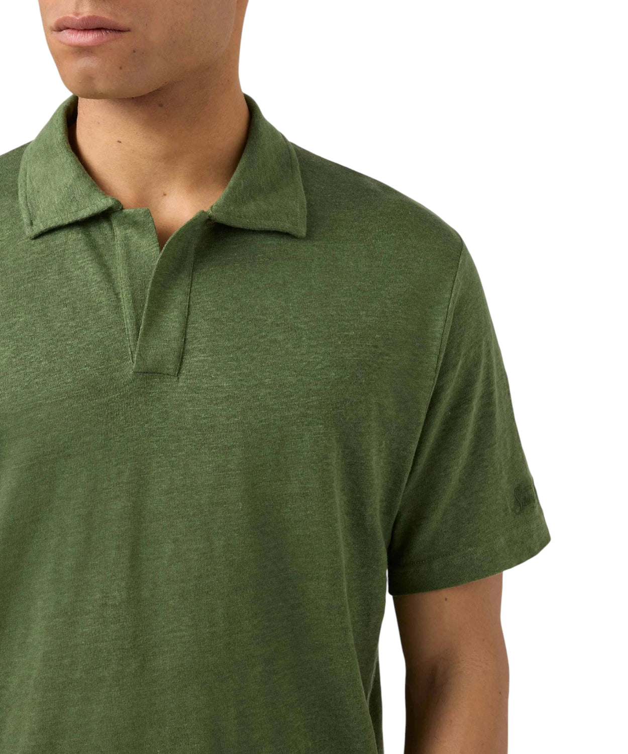 Polo Homme MC2 Saint Barth en Lin