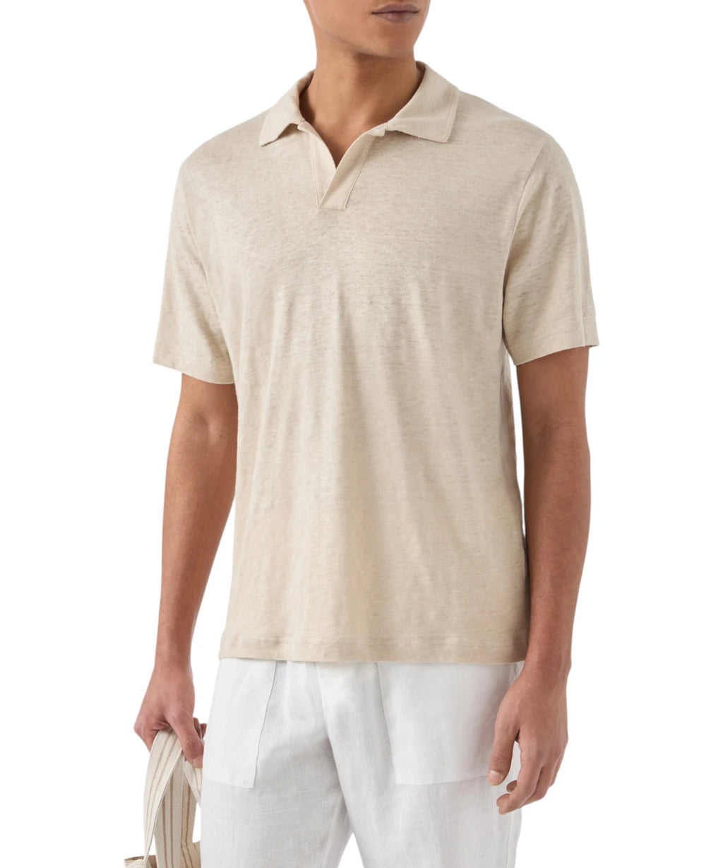 Polo homme en lin MC2 Saint Barth